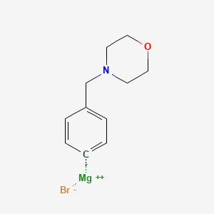 molecular formula C11H14BrMgNO B3415928 magnesium;4-(phenylmethyl)morpholine;bromide CAS No. 480424-75-7