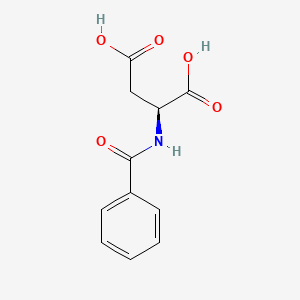 molecular formula C11H11NO5 B3415940 N-Benzoyl-L-aspartic acid CAS No. 17966-68-6