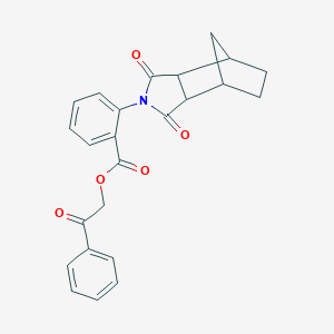 2-oxo-2-phenylethyl 2-(1,3-dioxooctahydro-2H-4,7-methanoisoindol-2-yl)benzoate
