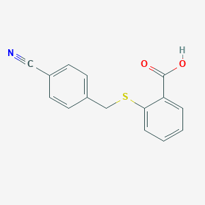 2-(4-Cyano-benzylsulfanyl)-benzoic acid