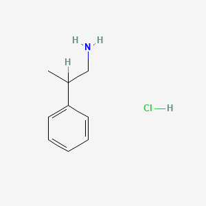 molecular formula C9H14ClN B3416011 2-Phenylpropylamine hydrochloride CAS No. 52991-03-4