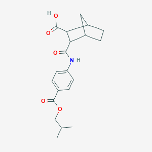 3-{[4-(Isobutoxycarbonyl)anilino]carbonyl}bicyclo[2.2.1]heptane-2-carboxylic acid