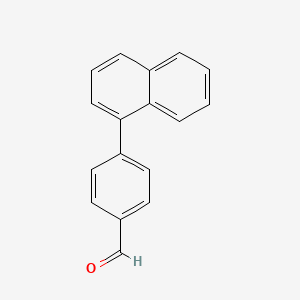 molecular formula C17H12O2 B3416060 4-(2-Hydroxynaphthalen-1-yl)benzaldehyde CAS No. 56432-18-9