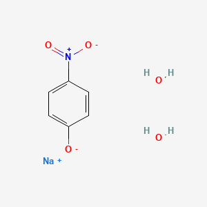 molecular formula C6H5NNaO3 B3416191 4-Nitrophenol sodium salt dihydrate CAS No. 66924-59-2