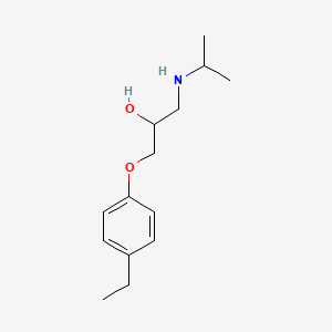 molecular formula C14H23NO2 B3416193 2-Propanol, 1-(4-ethylphenoxy)-3-[(1-methylethyl)amino]- CAS No. 67193-95-7