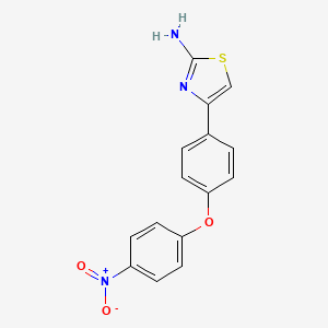 4-[4-(4-Nitrophenoxy)phenyl]thiazol-2-ylamine