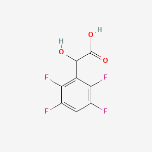 molecular formula C8H4F4O3 B3416231 2,3,5,6-Tetrafluoromandelic acid CAS No. 685892-11-9