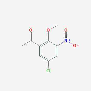 1-(5-Chloro-2-methoxy-3-nitrophenyl)ethanone