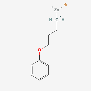 molecular formula C10H13BrOZn B3416328 4-Phenoxybutylzinc bromide CAS No. 737797-32-9