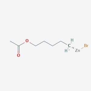 molecular formula C7H13BrO2Zn B3416341 5-Acetoxypentylzinc bromide CAS No. 737797-40-9