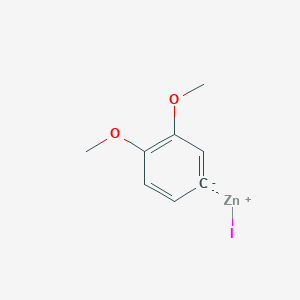 molecular formula C8H9IO2Zn B3416360 3,4-Dimethoxyphenylzinc iodide CAS No. 738580-38-6