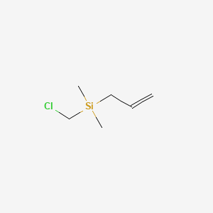 molecular formula C16H24 B3416369 Allyl(chloromethyl)dimethylsilane CAS No. 75422-66-1