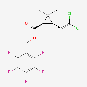 molecular formula C15H11Cl2F5O2 B3416385 Fenfluthrin CAS No. 75867-00-4