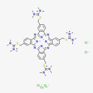 molecular formula C56H70Cl4CuN16S4 B3416390 Alcian Blue CAS No. 75881-23-1