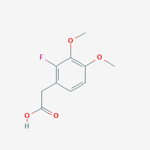 molecular formula C10H11FO4 B3416403 2-(2-Fluoro-3,4-dimethoxyphenyl)acetic acid CAS No. 78495-65-5