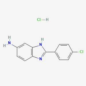 2-(4-Chlorophenyl)-1H-benzoimidazol-5-ylamine hydrochloride