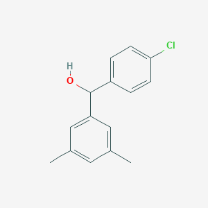 molecular formula C15H15ClO B3416513 4-Chloro-3',5'-dimethylbenzhydrol CAS No. 844683-41-6