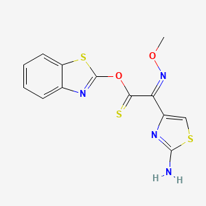 molecular formula C13H10N4O2S3 B3416587 MAEM CAS No. 84994-24-1