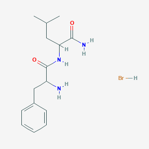 molecular formula C15H24BrN3O2 B034166 H-Phe-Leu-NH2.HBr CAS No. 108321-16-0