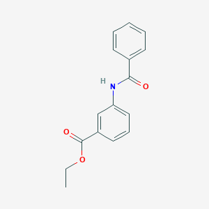 molecular formula C16H15NO3 B341677 Ethyl 3-(benzoylamino)benzoate 