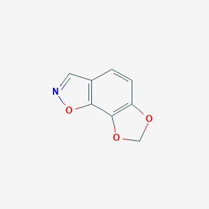 molecular formula C8H5NO3 B034168 7H-[1,3]Dioxolo[4,5-g][1,2]benzoxazole CAS No. 106253-13-8