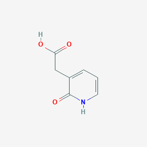 molecular formula C7H7NO3 B3417012 2-(2-Oxo-1,2-dihydropyridin-3-yl)acetic acid CAS No. 100960-03-0