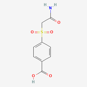 4-(Carbamoylmethanesulfonyl)benzoic acid