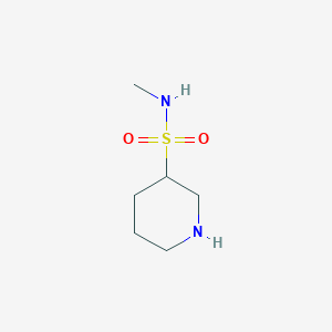 molecular formula C6H14N2O2S B3417099 N-methylpiperidine-3-sulfonamide CAS No. 1017026-28-6