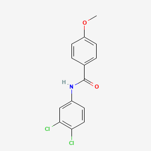 molecular formula C14H11Cl2NO2 B3417197 N-(3,4-dichlorophenyl)-4-methoxybenzamide CAS No. 102587-44-0