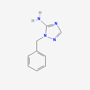 molecular formula C9H10N4 B3417241 1-Benzyl-1h-1,2,4-triazol-5-amine CAS No. 103262-22-2