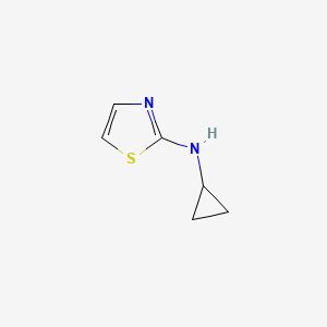 molecular formula C6H8N2S B3417268 N-cyclopropyl-1,3-thiazol-2-amine CAS No. 1036575-68-4