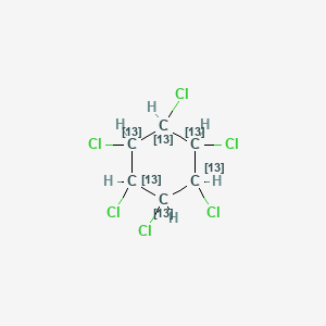 molecular formula C6H6Cl6 B3417344 gamma-Hch 13C6 CAS No. 104215-85-2