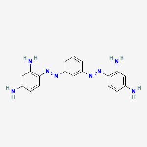 molecular formula C18H18N8 B3417428 C.I. Basic Brown 1 CAS No. 10114-58-6; 8005-77-4