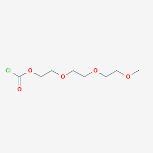 molecular formula C8H15ClO5 B3417447 2-[2-(2-methoxyethoxy)ethoxy]ethyl Chloroformate CAS No. 105292-71-5