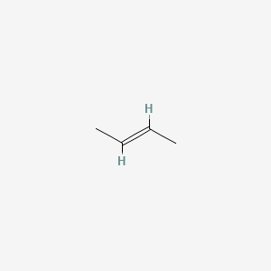 B3417486 2-Butene CAS No. 590-18-1(cisisomer); 624-64-6(transisomer); 107-01-7(unspecifiedisomer)