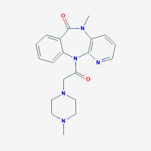 molecular formula C20H23N5O2 B034175 N-Methylpyrenzepine CAS No. 107425-93-4