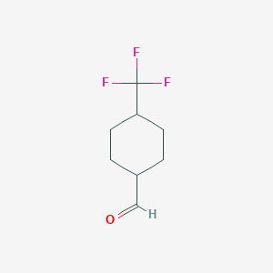 molecular formula C8H11F3O B3417511 4-(Trifluoromethyl)cyclohexane-1-carbaldehyde CAS No. 1073722-40-3