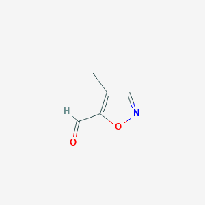 molecular formula C5H5NO2 B3417523 4-Methyl-1,2-oxazole-5-carbaldehyde CAS No. 1083317-73-0