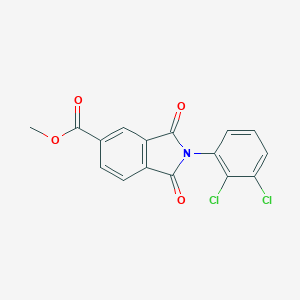 molecular formula C16H9Cl2NO4 B341754 Methyl 2-(2,3-dichlorophenyl)-1,3-dioxoisoindole-5-carboxylate 