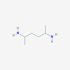 molecular formula C6H16N2 B3417627 Hexane-2,5-diamine CAS No. 110978-53-5