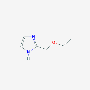 molecular formula C6H10N2O B3417645 1H-Imidazole, 2-(ethoxymethyl)- CAS No. 111131-55-6