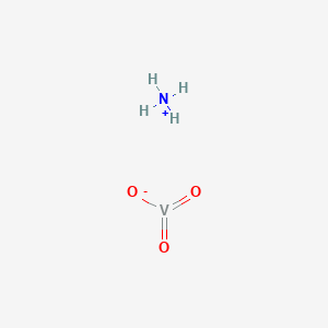 molecular formula H4N.O3V<br>H4NO3V B3417646 Ammonium metavanadate CAS No. 11115-67-6