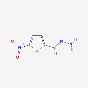 2-Furancarboxaldehyde, 5-nitro-, hydrazone (9CI)