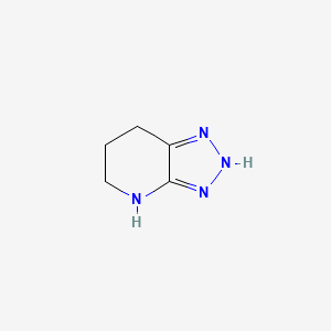 molecular formula C5H8N4 B3417692 1H,4H,5H,6H,7H-[1,2,3]triazolo[4,5-b]pyridine CAS No. 1125405-40-4