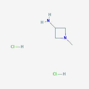 molecular formula C4H12Cl2N2 B3417732 1-Methylazetidin-3-amine dihydrochloride CAS No. 1139634-75-5