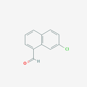molecular formula C11H7ClO B3417878 7-Chloro-[1]naphthaldehyde CAS No. 116632-03-2