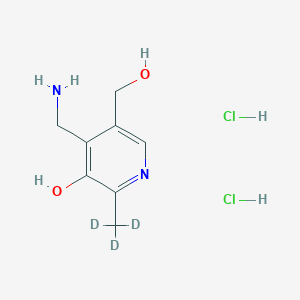 molecular formula C8H14Cl2N2O2 B3417961 Pyridoxamine-methyl-d3 dihydrochloride CAS No. 1173023-45-4