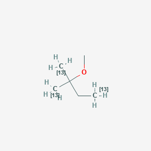 molecular formula C6H14O B3417962 2-methoxy-2-(113C)methyl(1,4-13C2)butane CAS No. 1173023-77-2