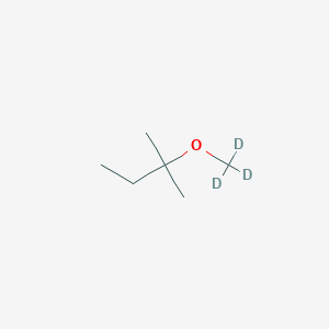 molecular formula C6H14O B3417965 2-Methyl-2-[(~2~H_3_)methyloxy]butane CAS No. 1173023-61-4