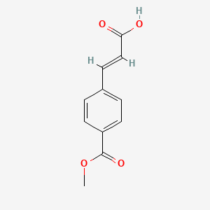 B3417971 (E)-4-carbomethoxycinnamic acid CAS No. 117390-07-5